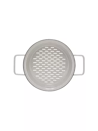 RIESS | Emaille Dünsteinsatz "Aromapot - Truehomewear" 20cm | grau